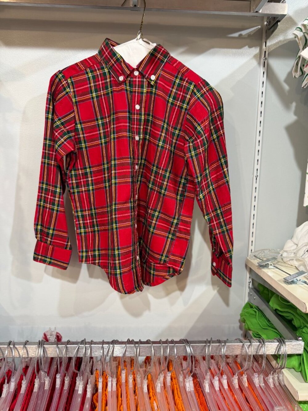Funtasia Too Plaid Button Down Shirt 8